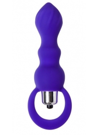 Фиолетовая анальная вибровтулка Curvy - 14 см. - ToyFa в Кемерово Фиолетовая анальная вибровтулка Curvy - 14 см. - ToyFa