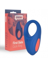 Синее эрекционное кольцо RRRING First Date Cock Ring - FeelzToys - в Кемерово купить с доставкой