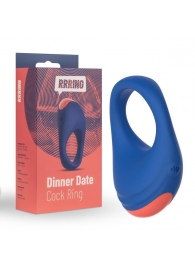 Синее эрекционное кольцо RRRING Dinner Date Cock Ring - FeelzToys - в Кемерово купить с доставкой