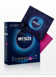 Презервативы MY.SIZE размер 64 - 3 шт. - My.Size - купить с доставкой в Кемерово