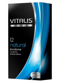 Классические презервативы VITALIS PREMIUM natural - 12 шт. - Vitalis - купить с доставкой в Кемерово
