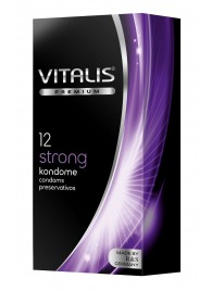 Презервативы с утолщённой стенкой VITALIS PREMIUM strong - 12 шт. - Vitalis - купить с доставкой в Кемерово