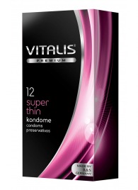 Ультратонкие презервативы VITALIS PREMIUM super thin - 12 шт. - Vitalis - купить с доставкой в Кемерово