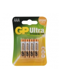 Батарейки алкалиновые GP Ultra Alkaline 24А AАA/LR03 - 4 шт. - Элементы питания - купить с доставкой в Кемерово