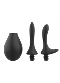 Черный анальный душ Nexus Anal Douche Set с 2 сменными насадками - Nexus Range - купить с доставкой в Кемерово