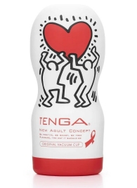 Мастурбатор Keith Haring Cup Deep Throat - Tenga - в Кемерово купить с доставкой