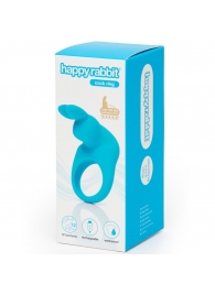 Голубое эрекционное виброкольцо Happy Rabbit Rechargeable Rabbit Cock Ring - Happy Rabbit - в Кемерово купить с доставкой