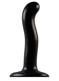 Черный фаллоимитатор-насадка Strap-On-Me P G spot Dildo size S - 16,4 см. - Strap-on-me - купить с доставкой в Кемерово