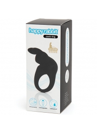 Черное эрекционное виброкольцо Happy Rabbit Rechargeable Rabbit Cock Ring - Happy Rabbit - в Кемерово купить с доставкой