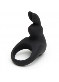 Черное эрекционное виброкольцо Happy Rabbit Rechargeable Rabbit Cock Ring - Happy Rabbit - в Кемерово купить с доставкой