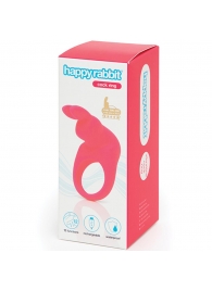 Розовое эрекционное виброкольцо Happy Rabbit Rechargeable Rabbit Cock Ring - Happy Rabbit - в Кемерово купить с доставкой