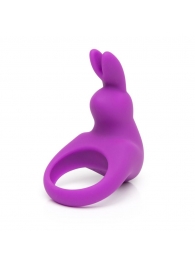 Фиолетовое эрекционное виброкольцо Happy Rabbit Rechargeable Rabbit Cock Ring - Happy Rabbit - в Кемерово купить с доставкой