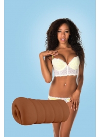 Коричневый мастурбатор-вагина BRIANNA - Dream Toys - в Кемерово купить с доставкой