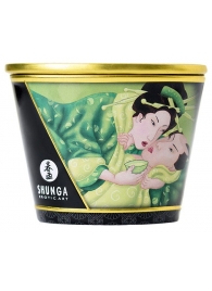 Массажная свеча Exotic Green Tea с ароматом зелёного чая - 170 мл. - Shunga - купить с доставкой в Кемерово