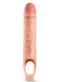 Телесная насадка на пенис 10 Inch Cock Sheath Extender - 25 см. - Blush Novelties - в Кемерово купить с доставкой