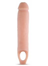 Телесная насадка на пенис 11.5 Inch Cock Sheath Penis Extender - 29,2 см. - Blush Novelties - в Кемерово купить с доставкой