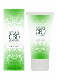 Крем-пролонгатор Natural CBD Delay Cream - 50 мл. - Shots Media BV - купить с доставкой в Кемерово