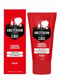 Пролонгирующий лубрикант Numbing CBD from Amsterdam - 50 мл. - Shots Media BV - купить с доставкой в Кемерово