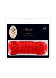 Красная веревка для фиксации - 10 м. - Sweet Caress - купить с доставкой в Кемерово