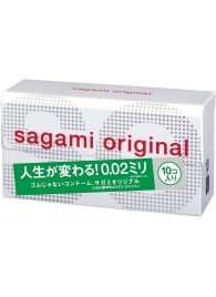 Ультратонкие презервативы Sagami Original 0.02 - 10 шт. - Sagami - купить с доставкой в Кемерово