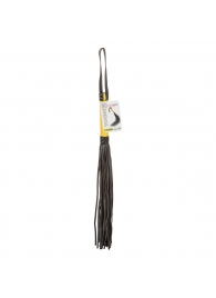 Черная плеть с желтой рукоятью Boundless Flogger - 69,25 см. - California Exotic Novelties - купить с доставкой в Кемерово