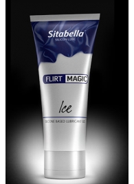 Силиконовая гель-смазка FLIRT MAGIC Ice с лёгким пролонгирующим эффектом - 75 мл. - Sitabella - купить с доставкой в Кемерово