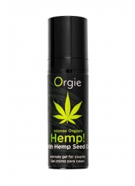 Возбуждающий интимный гель для пар ORGIE Hemp Intense Orgasm - 15 мл. - ORGIE - купить с доставкой в Кемерово