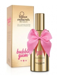 Гель с ароматом жвачки Bubblegum 2-in-1 Scented Silicone Massage And Intimate Gel - 100 мл. - Bijoux Indiscrets - купить с доставкой в Кемерово