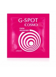 Стимулирующий интимный крем для женщин Cosmo G-spot - 2 гр. - Биоритм - купить с доставкой в Кемерово