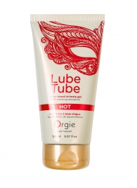 Интимный гель на водной основе Lube Tube Hot с разогревающим эффектом - 150 мл. - ORGIE - купить с доставкой в Кемерово