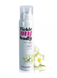 Массажная хрустящая пенка Tickle My Body Monoi с ароматом моной - 150 мл. - Love to Love - купить с доставкой в Кемерово