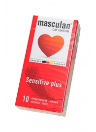 Презервативы Masculan Sensitive plus - 10 шт. - Masculan - купить с доставкой в Кемерово