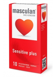 Презервативы Masculan Sensitive plus - 10 шт. - Masculan - купить с доставкой в Кемерово