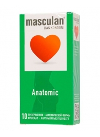 Презервативы анатомической формы Masculan Anatomic - 10 шт. - Masculan - купить с доставкой в Кемерово