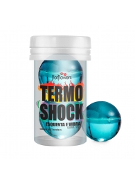 Интимный гель Termo Shock Hot Ball с разогревающе-покалывающим эффектом (2 шарика по 3 гр.) - HotFlowers - купить с доставкой в Кемерово