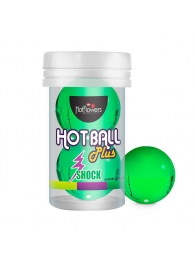 Лубрикант на силиконовой основе Hot Ball Plus с покалывающим эффектом (2 шарика по 3 гр.) - HotFlowers - купить с доставкой в Кемерово