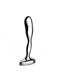 Стальной стимулятор простаты Stainless Steel Prostate Plug - 11,5 см. - b-Vibe - в Кемерово купить с доставкой