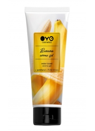 Лубрикант на водной основе OYO Aroma Gel Banana с ароматом банана - 75 мл. - OYO - купить с доставкой в Кемерово