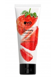 Лубрикант на водной основе OYO Aroma Gel Strawberry с ароматом клубники - 75 мл. - OYO - купить с доставкой в Кемерово