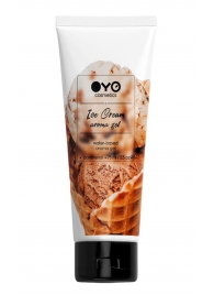 Лубрикант на водной основе OYO Aroma Gel Ice Cream с ароматом пломбира - 75 мл. - OYO - купить с доставкой в Кемерово