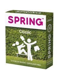 Классические презервативы SPRING CLASSIC - 3 шт. - SPRING - купить с доставкой в Кемерово