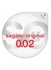 Ультратонкий презерватив Sagami Original - 1 шт. - Sagami - купить с доставкой в Кемерово