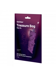 Фиолетовый мешочек для хранения игрушек Treasure Bag XL - Satisfyer - купить с доставкой в Кемерово