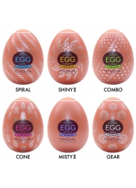 Набор из 6 мастурбаторов-яиц Tenga Egg Variety Pack V - Tenga - в Кемерово купить с доставкой