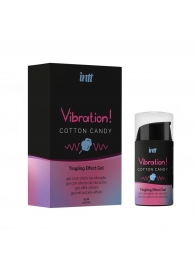 Жидкий вибратор Vibration Cotton Candy с ароматом сахарной ваты - 15 мл. - INTT - купить с доставкой в Кемерово