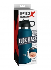 Мастурбатор-вагина в синей колбе F*ck Flask - Pipedream - в Кемерово купить с доставкой