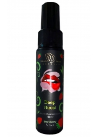 Спрей для горла Deep Throat с десенсибилизирующим эффектом и вкусом клубники - 50 мл. - БиоМед - купить с доставкой в Кемерово