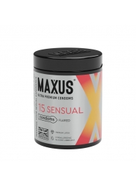 Анатомические презервативы MAXUS Sensual - 15 шт. - Maxus - купить с доставкой в Кемерово