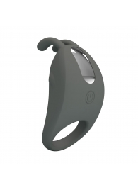 Серое эрекционное кольцо с вибрацией Master Ring - Baile - в Кемерово купить с доставкой