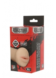 Нежный мастурбатор-ротик REALSTUFF 5INCH MASTURBATOR BJ - Dream Toys - в Кемерово купить с доставкой